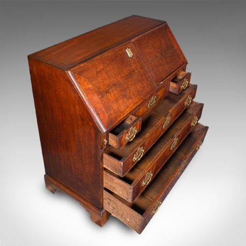 RARE ANTIQUE BARRISTER'S BUREAU ENGLISH SECRETARY ESCRITOIRE GEORGIAN C1760 - ADDITIONAL PHOTO 8