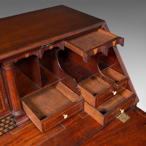 RARE ANTIQUE BARRISTER'S BUREAU ENGLISH SECRETARY ESCRITOIRE GEORGIAN C1760 - ADDITIONAL PHOTO 10