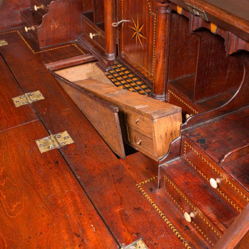 RARE ANTIQUE BARRISTER'S BUREAU ENGLISH SECRETARY ESCRITOIRE GEORGIAN C1760 - ADDITIONAL PHOTO 11