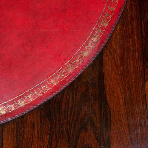ANTIQUE FOLDOVER CARD TABLE ENGLISH GAMES CONSOLE BRIDGE EARLY VICTORIAN - ADDITIONAL PHOTO 7