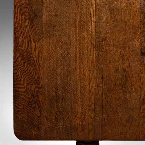 ANTIQUE PARLOUR DRINKING TABLE SCOTTISH OAK TILT TOP COUNTRY HOUSE VICTORIAN - ADDITIONAL PHOTO 8