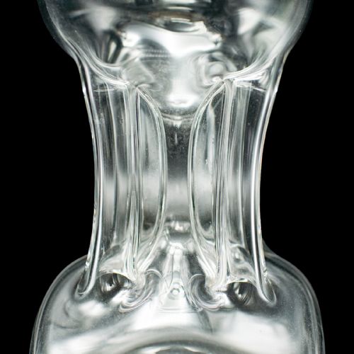 ANTIQUE SPIRIT DECANTER ENGLISH GLASS SILVER PORT BRANDY BOTTLE EDWARDIAN - ADDITIONAL PHOTO 10