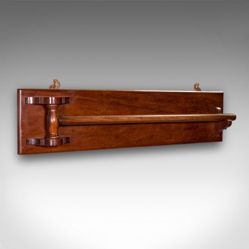 ANTIQUE SHIP'S TOWEL RAIL ENGLISH MARITIME DRYING RACK BATHROOM EDWARDIAN
