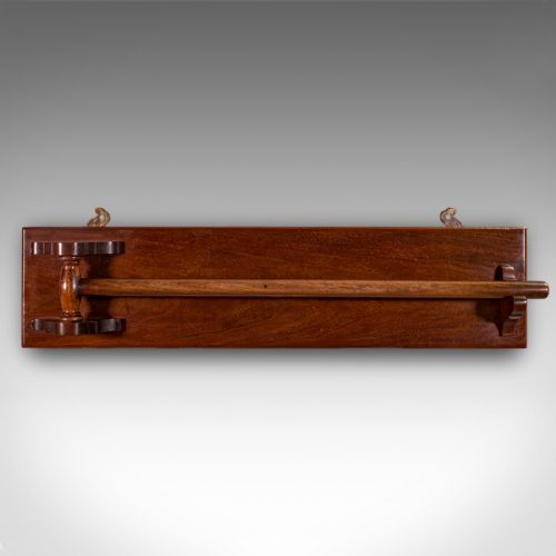 ANTIQUE SHIP'S TOWEL RAIL ENGLISH MARITIME DRYING RACK BATHROOM EDWARDIAN - ADDITIONAL PHOTO 1