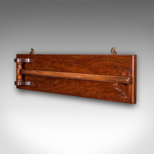 ANTIQUE SHIP'S TOWEL RAIL ENGLISH MARITIME DRYING RACK BATHROOM EDWARDIAN - ADDITIONAL PHOTO 4