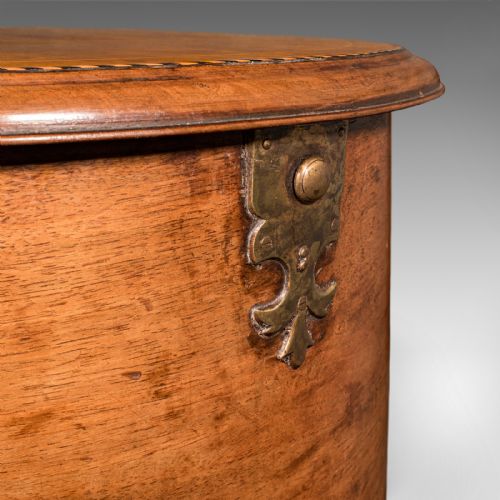 ANTIQUE CELLARETTE ENGLISH WALNUT WINE COOLER STAND REGENCY 1820 - ADDITIONAL PHOTO 9