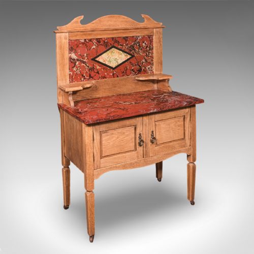 ANTIQUE WASHSTAND ENGLISH PINE DRESSING TABLE COUNTRY HOUSE EDWARDIAN 1910 - ADDITIONAL PHOTO 1