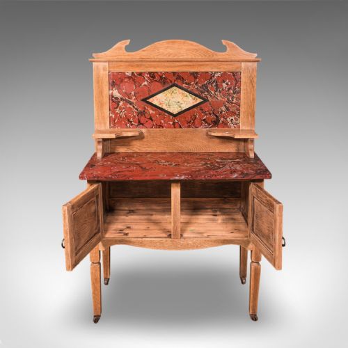 ANTIQUE WASHSTAND ENGLISH PINE DRESSING TABLE COUNTRY HOUSE EDWARDIAN 1910 - ADDITIONAL PHOTO 3