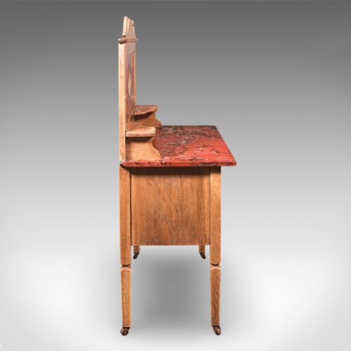 ANTIQUE WASHSTAND ENGLISH PINE DRESSING TABLE COUNTRY HOUSE EDWARDIAN 1910 - ADDITIONAL PHOTO 4