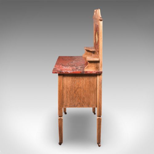ANTIQUE WASHSTAND ENGLISH PINE DRESSING TABLE COUNTRY HOUSE EDWARDIAN 1910 - ADDITIONAL PHOTO 5
