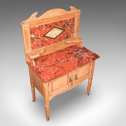 ANTIQUE WASHSTAND ENGLISH PINE DRESSING TABLE COUNTRY HOUSE EDWARDIAN 1910 - ADDITIONAL PHOTO 6