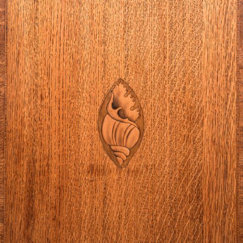 ANTIQUE MOUNTED CORNER CABINET ENGLISH OAK WALL CUPBOARD GEORGIAN C1780 - ADDITIONAL PHOTO 6