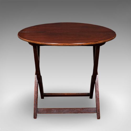 ANTIQUE GARDEN PARTY SERVING TABLE ENGLISH FOLDING LOUNGE VERANDA VICTORIAN - ADDITIONAL PHOTO 3