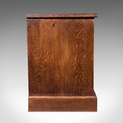 LARGE ANTIQUE DRESSER BASE ENGLISH OAK GOTHIC REVIVAL WINDOW SEAT VICTORIAN - ADDITIONAL PHOTO 3