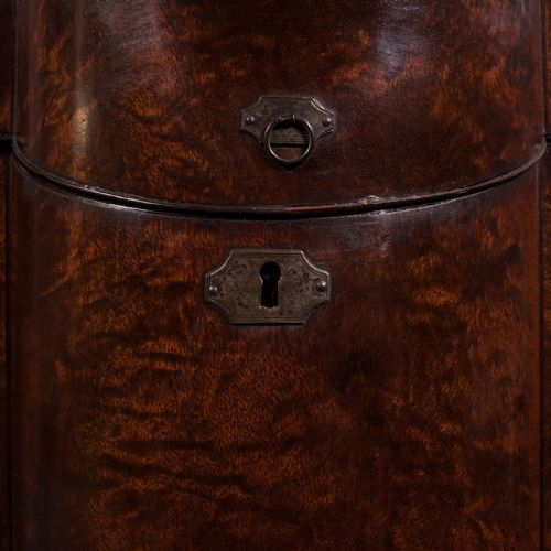 ANTIQUE KNIFE BOX ENGLISH KITCHEN ORGANISER 46 ITEM CUTLERY STORAGE GEORGIAN - ADDITIONAL PHOTO 10