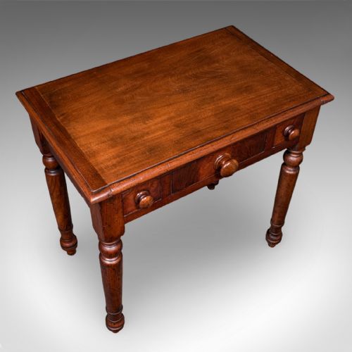 SMALL ANTIQUE CANDLEMAKER'S TABLE ENGLISH SCHOLAR'S DESK SIDE LAMP VICTORIAN - ADDITIONAL PHOTO 6