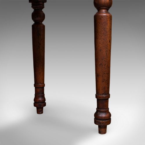 SMALL ANTIQUE CANDLEMAKER'S TABLE ENGLISH SCHOLAR'S DESK SIDE LAMP VICTORIAN - ADDITIONAL PHOTO 11
