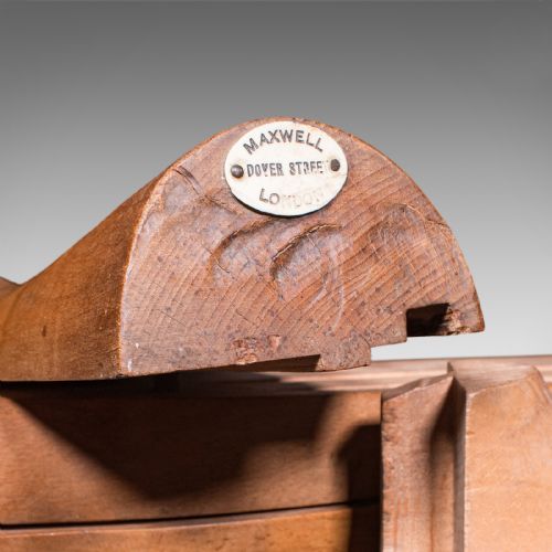 ANTIQUE BOOTMAKER'S LAST ENGLISH LEATHER BEECH BOOTS STRETCHER MAXWELL LONDON - ADDITIONAL PHOTO 11
