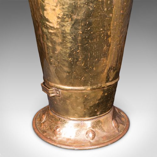 ANTIQUE DECORATIVE STICK STAND DUTCH BRASS COUNTRY HOUSE UMBRELLA VICTORIAN - ADDITIONAL PHOTO 11