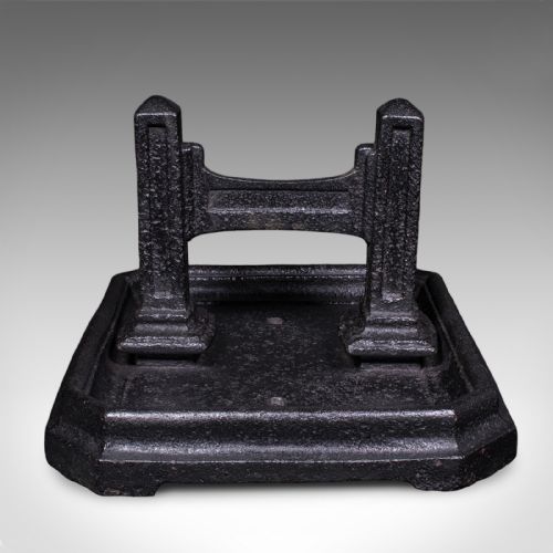 ANTIQUE BOOT SCRAPER PULL ENGLISH CAST IRON ENTRANCE SHOE CLEANER VICTORIAN - ADDITIONAL PHOTO 4
