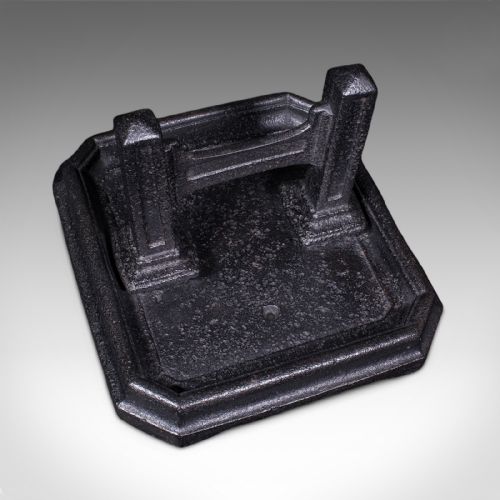ANTIQUE BOOT SCRAPER PULL ENGLISH CAST IRON ENTRANCE SHOE CLEANER VICTORIAN - ADDITIONAL PHOTO 5