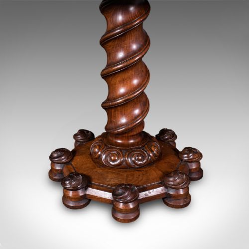 ANTIQUE ESTATE CHAPEL ORGANIST'S STOOL SCOTTISH WALNUT MUSIC RISER WILLIAM IV - ADDITIONAL PHOTO 11
