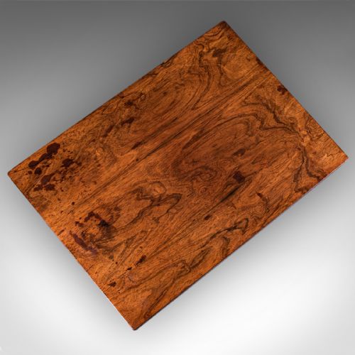 ANTIQUE SIDE TABLE ENGLISH MORNING ROOM LOUNGE READING SERVING REGENCY - ADDITIONAL PHOTO 6
