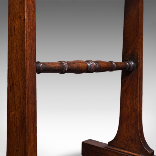 ANTIQUE SIDE TABLE ENGLISH MORNING ROOM LOUNGE READING SERVING REGENCY - ADDITIONAL PHOTO 9