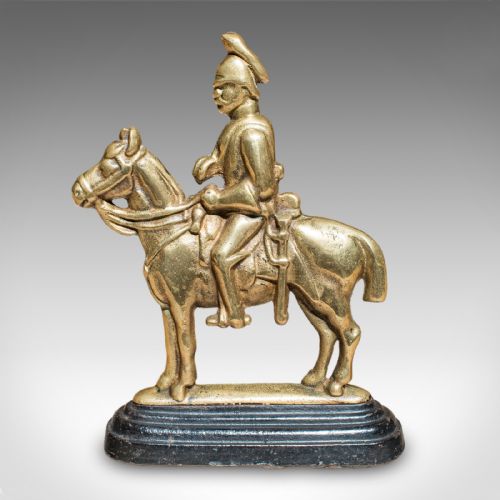 PAIR OF ANTIQUE MOUNTED HORSE RIDER BOOKENDS ENGLISH BOOK RESTS VICTORIAN - ADDITIONAL PHOTO 7