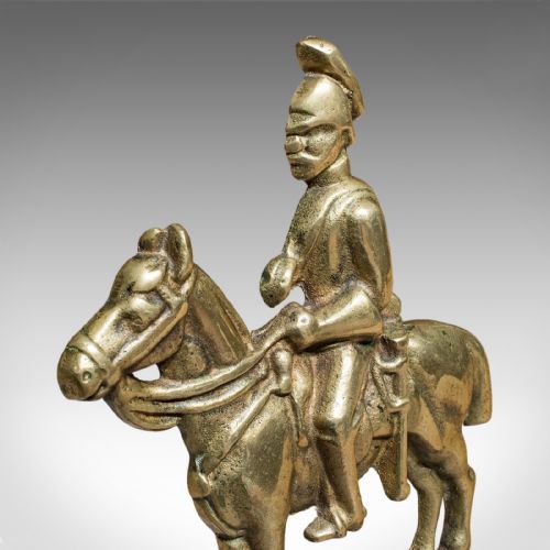 PAIR OF ANTIQUE MOUNTED HORSE RIDER BOOKENDS ENGLISH BOOK RESTS VICTORIAN - ADDITIONAL PHOTO 9