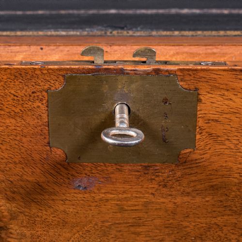 ANTIQUE WRITING SLOPE ENGLISH WALNUT CORRESPONDENCE BOX REGENCY CIRCA 1825 - ADDITIONAL PHOTO 11