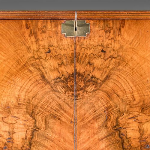 ANTIQUE ADMIRAL'S WRITING STATION ENGLISH WALNUT STATIONERY CASE REGENCY - ADDITIONAL PHOTO 8