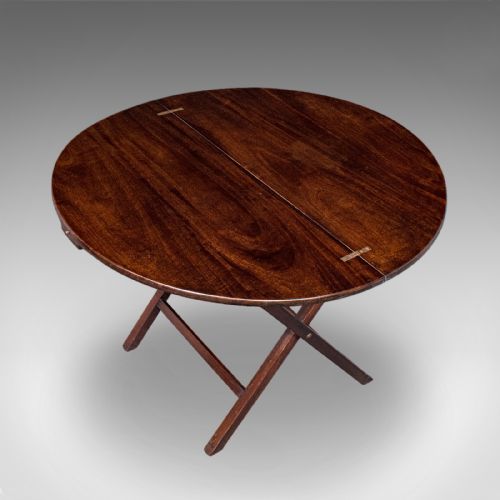 ANTIQUE KITCHEN GARDEN TABLE ENGLISH FOLDING COACHING OCCASIONAL EDWARDIAN - ADDITIONAL PHOTO 6