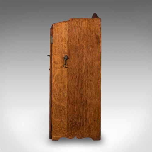 ANTIQUE ESTATE GAMEKEEPER'S CABINET SCOTTISH OAK CLERK'S CUPBOARD VICTORIAN - ADDITIONAL PHOTO 6