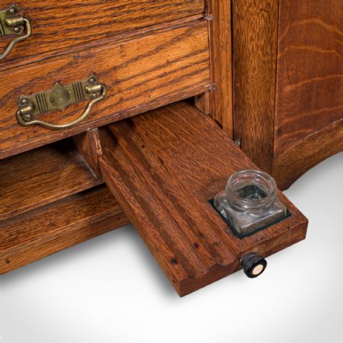 ANTIQUE ESTATE GAMEKEEPER'S CABINET SCOTTISH OAK CLERK'S CUPBOARD VICTORIAN - ADDITIONAL PHOTO 9