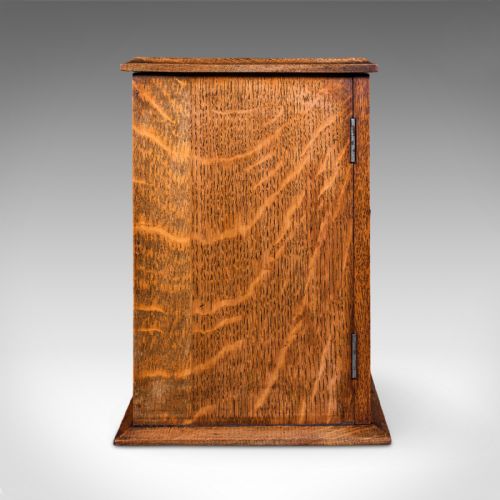 ANTIQUE CAMBRIDGE DOCTOR'S SMOKING CABINET ENGLISH SMOKER'S CASE EDWARDIAN - ADDITIONAL PHOTO 3
