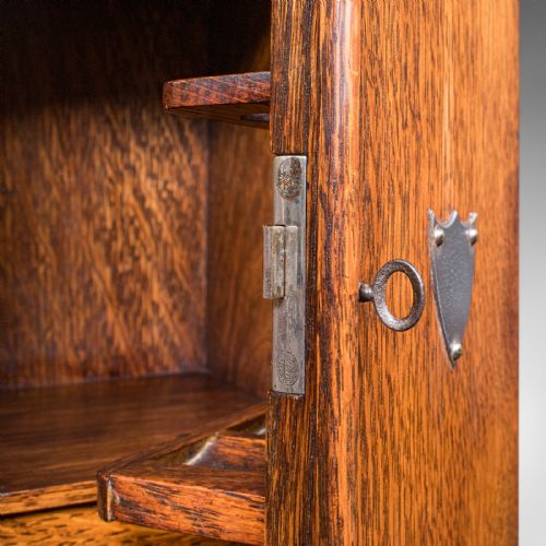 ANTIQUE CAMBRIDGE DOCTOR'S SMOKING CABINET ENGLISH SMOKER'S CASE EDWARDIAN - ADDITIONAL PHOTO 10