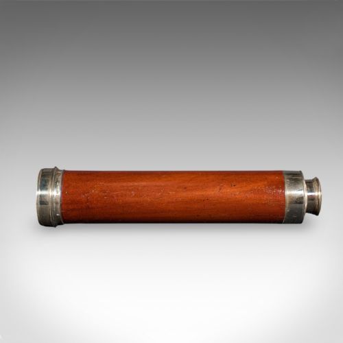 fig 2. Large Antique 4 Draw Telescope, English, Maritime Spyglass, W Harris, William IV