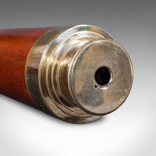 fig 5. Large Antique 4 Draw Telescope, English, Maritime Spyglass, W Harris, William IV