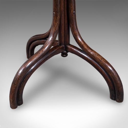ANTIQUE HALF HALL STAND AUSTRIAN BENTWOOD COAT TREE RACK THONET VICTORIAN - ADDITIONAL PHOTO 10