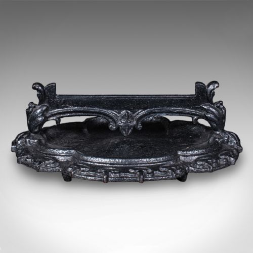 ANTIQUE ENTRANCE BOOT SCRAPER ENGLISH DOORWAY SHOE CLEANER PULL VICTORIAN - ADDITIONAL PHOTO 1