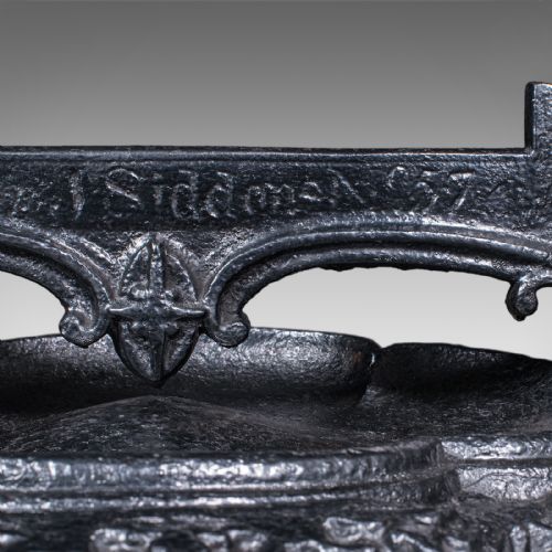 ANTIQUE ENTRANCE BOOT SCRAPER ENGLISH DOORWAY SHOE CLEANER PULL VICTORIAN - ADDITIONAL PHOTO 9