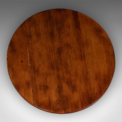 ANTIQUE TRIPOD TABLE ENGLISH OAK BEECH TILT TOP OCCASIONAL SIDE GEORGIAN - ADDITIONAL PHOTO 6