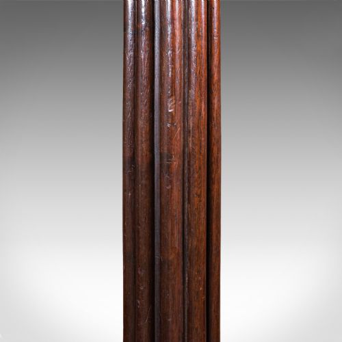 ANTIQUE STANDARD LAMP ENGLISH FLOOR LIGHT WILLIAM IV REVIVAL VICTORIAN 1890 - ADDITIONAL PHOTO 9