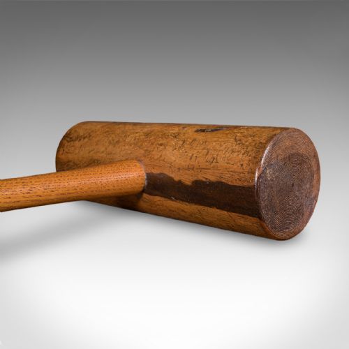 ANTIQUE VICARAGE CROQUET SET ENGLISH COUNTRY GARDEN GAMES STAND EDWARDIAN - ADDITIONAL PHOTO 6
