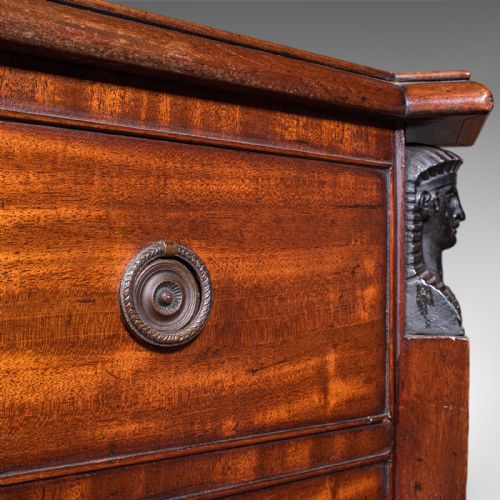 ANTIQUE COCKTAIL CABINET ENGLISH EGYPTIAN TASTE GREAT EXHIBITION VICTORIAN - ADDITIONAL PHOTO 9