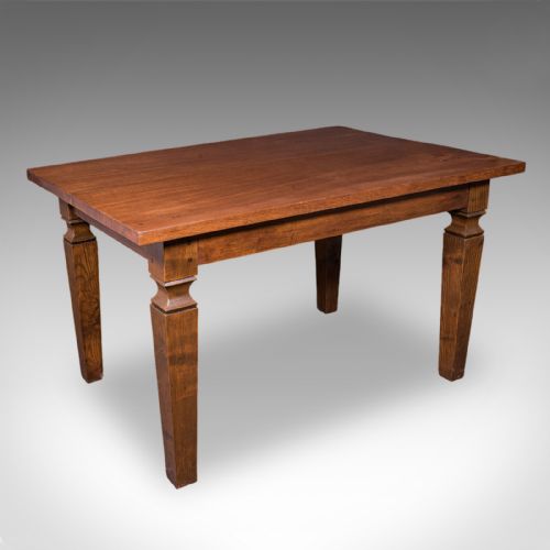 Antique Kitchen Diner Table, English, Walnut, Four Seat Dining, Edwardian, 1910