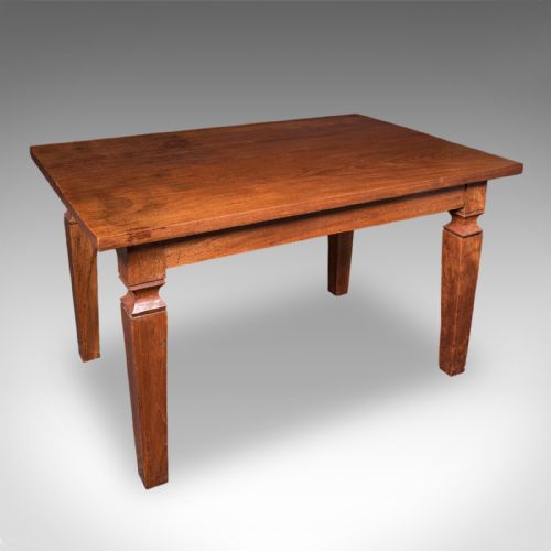Antique Four Seater Dining Table, English Walnut, Kitchen Diner, Edwardian, 1910