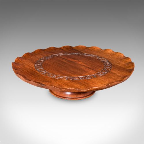 Antique Canape Turntable, Indian, Rotary Serving Tray, Lazy Susan, Edwardian