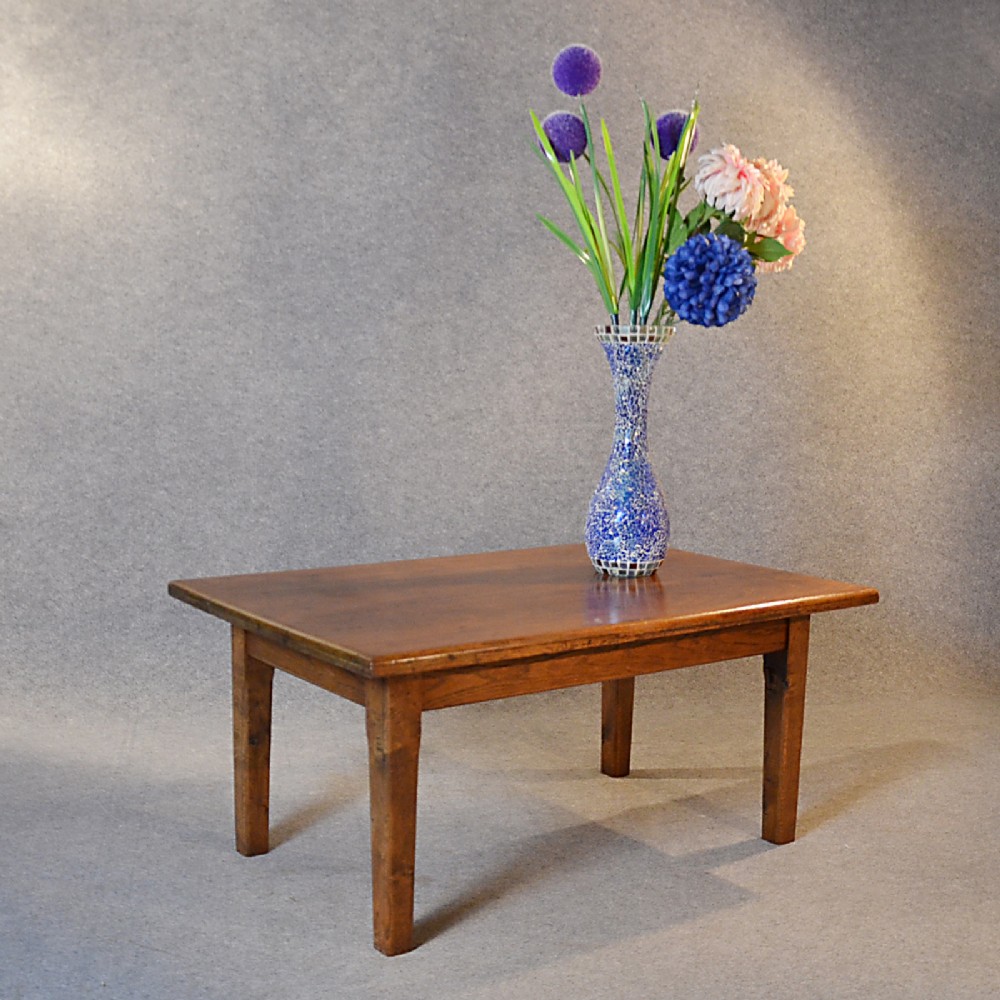 Antique Coffee Table English Elm Low Sofa Magazine Large Occasional c1870